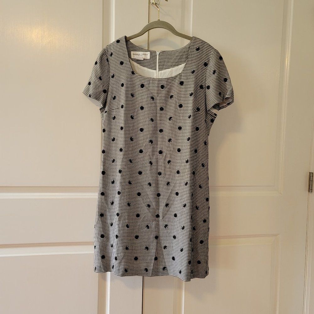 Vintage 90s Donna Ricco Shift Dress